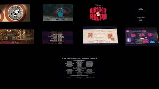 All Walt Disney Animation Studios End Credits All At Once November 2010November 2019 [upl. by Aicertal]