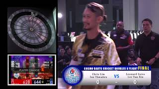 DARTSLIVE OPEN 2018 MALAYSIA COSMO DARTS CRICKET DOUBLES A FLIGHT FINAL [upl. by Damon963]