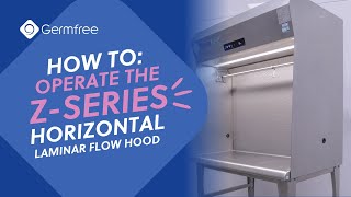 Germfree ZSeries Laminar Flow Hood Operating Video [upl. by Thornie144]