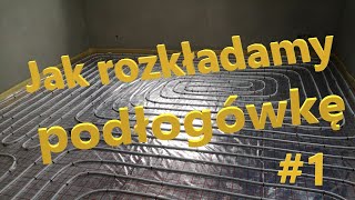 Rozkładamy podłogówke na poddaszu Rozkładamy folie pod podłogówkę [upl. by Maleeny]