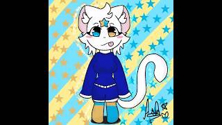 Concurso de desenho da Cookiecat118 💗 desenho ibispaint furry [upl. by Madella]