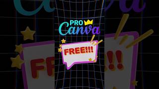 How to Get Canva Pro Free 2024 🤩💯🔥 canvapro canvapremium canvaproforfree shorts canvaprofree [upl. by Esikram770]