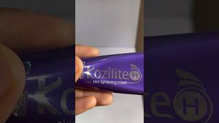 Kozilite skin lightening cream review skinlightening skinwhitening [upl. by Dene152]