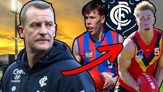 Carltons MASSIVE 2024 AFL Draft Update [upl. by Yrtua]