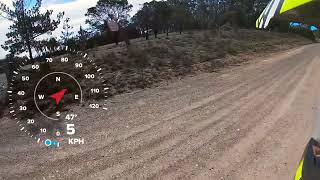 Crf150r top speed run [upl. by Maureen]