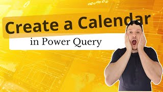 How to Create a Calendar Table in Power Query [upl. by Sixel252]