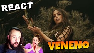 REAGINDO ANITTA  VENENO VIDEO OFICIAL REACT [upl. by Merrel]