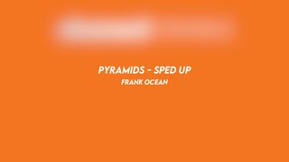 pyramids frank ocean sped up [upl. by Ytinav]