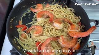 Seafood Aglio Olio Mudah Dimasak Sedap Dimakan [upl. by Curnin]