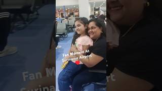 Fan Moment At Suriname Airport ♥️youtubeshorts shorts fans moments [upl. by Hsiri]