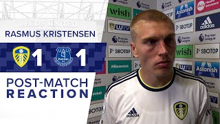 “WE HAD THE CHANCES TO WIN”  RASMUS KRISTENSEN  LEEDS UNITED 11 EVERTON  PREMIER LEAGUE [upl. by Allertse73]