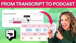 Audio to Text Editing with Podcastle New AI Feature [upl. by Andrade]