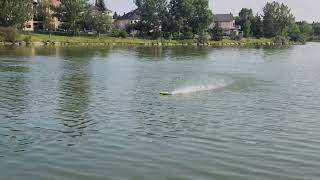 Deerc 2104 challenger zee 3s 1500mah 120c lipo 2104 deerc rcboat [upl. by Filberte]