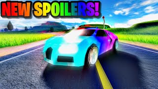 NEW RC Antenna and Tesla Spoilers Showcase in Roblox Jailbreak [upl. by Enomal]