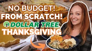 Dollar Tree Thanksgiving Dinner from Scratch [upl. by Aubrey]