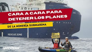 Activistas de Greenpeace actúan para frenar los planes de la minería submarina  Greenpeace México [upl. by Barden]