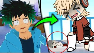 DEKU REACTS TO BAKUGO GIVING BIRTH IN GACHA CLUB [upl. by Eissej]