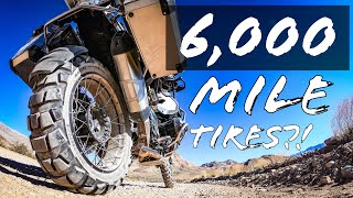 BRIDGESTONE BATTLAX AX41 6000 MILE TIRES  BMW R1200GS Adventure [upl. by Ellehcit]