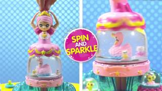 Glitzi Globes Ballerina Princess Spin Scene Mega Dome [upl. by Ainyt87]