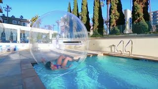 24 Hour Challenge in a BUBBLE  Cloe Feldman [upl. by Iman719]