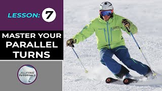 How to PARALLEL TURN on Skis [upl. by Juetta]