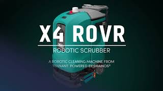 Tennant X4 ROVR Autonomous Scrubber Dryer [upl. by Nicki]