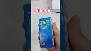 Loratadine Syrup  Relive allergic symptoms healthtips allergies [upl. by Elrebmik]