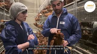 Témoignage de Benjamin PHILIPPE éleveur de poule pondeuse en IledeFrance [upl. by Eizdnil]