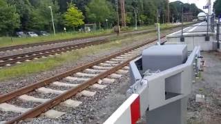 Bahnübergang Hambergen Oldenbütteler Straße D German Railroad Crossing Spoorwegovergang [upl. by Absa17]