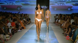 LULI FAMA Swimwear 2018 Runway Show  Miami Swim Fashion Week  EXCLUSIVE 5 cameras LIVE edit 2017 [upl. by Arihppas]