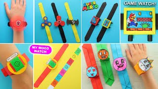 4 BEST IDEAS FOR ORIGAMI PAPER WATCH EASY PAPER CRAFT IDEAS School Craft Idea DIY Origami Craft [upl. by Noillimaxam]