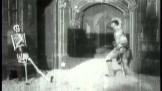 The Haunted Castle 1896 George Melies Silent Film [upl. by Jairia]