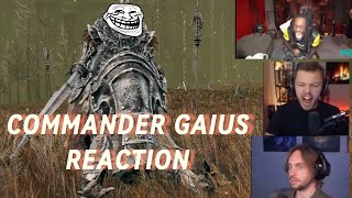 Elden Ring  Streamers Reaction to Commander Gaius My Gameplay Shown at the End With Build [upl. by Armillda313]