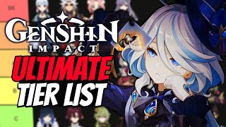 The ULTIMATE Character Tier List PreFontaine  Genshin Impact 38 [upl. by Idelson948]