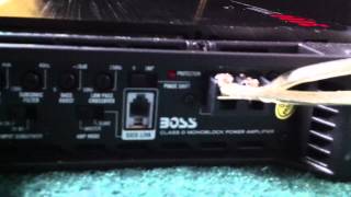 BOSS PH3000D MONO AMP 2 OHM LOAD TEST [upl. by Lerat]