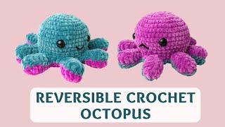 Reversible Crochet Octopus TikTok 2021  Free Amigurumi Animal Tutorial [upl. by Bruns]