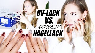 Normalen Nagellack mit UVLack kombinieren  Nails »Lalalunia« [upl. by Gottwald635]