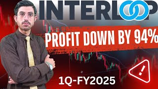 INTERLOOP Profit Down by 94 in 1QFY2025  Be aware about Interloop [upl. by Diamond]