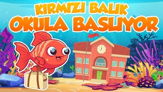 KIRMIZI BALIK OKULA BAŞLIYOR🐠 Eğlenceli Masallar [upl. by Ybhsa]