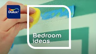 Bedroom Ideas Painted Graphic Effects  Dulux [upl. by Canada391]