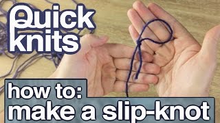 How to Make a Slip Knot [upl. by Enelahs]