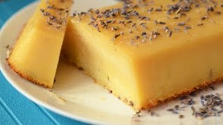 Lavender Lemon Pudding Cake – Video recipe [upl. by Jung]