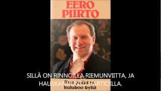 Eero Piirto Laulu on iloni ja työni [upl. by Bazar]