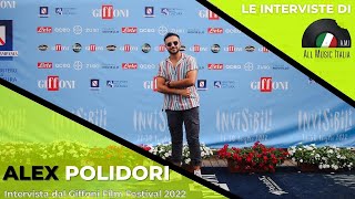 Alex Polidori intervista Giffoni Film Festival 2022 attore cantante e voce di SpiderMan [upl. by Naniac]