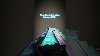 Pirámide de Kukulkán Zócalo CDMX VideoMapping Kukulkan chichenitza culturamaya Aprendehistoria [upl. by Ohnuj179]