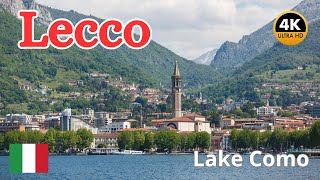 Lecco Italy 🇮🇹 4K Walking Tour  July 2024 [upl. by Elleda]