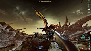 Ark Survival Ascended pve official dragon [upl. by Airtap]