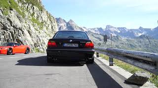 BMW 740i E38 Eisenmann  Sustenpass [upl. by Carper]