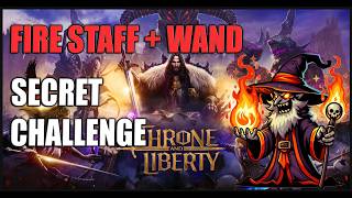 Throne and Liberty  12th Answers in the Sand  Fire Staff  Wand  Vampiric Build [upl. by Idac]