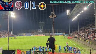 Nebunia declansata in PELUZA NORD si pe teren la finalul meciului dintre CFR Cluj 01 STEAUAFCSB [upl. by Colvert]